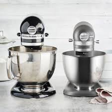 Kitchenaid's iconic stand mixers were first designed in 1919 and ever since, the countertop appliance experts have been developing excellent kitchen products with unique designs. Kitchenaid Artisan Mini Tilt Head Stand Mixer 3 5 Qt Sur La Table