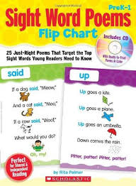 Sight Word Poems Flip Chart Prek 1 25