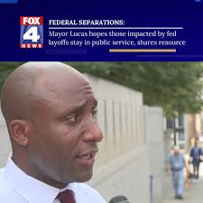 We'd be honored if you considered staying in public service if you've  experienced a recent, sudden separation. Check opportunities at  CivicMatch.org. Thank you for your service to our country,” Mayor Lucas  shared