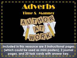 Adverbs are words that describe verbs or adjectives, and adverbs of manner tell us how or in what way an action was done. Adverbs Time And Manner Worksheets Teaching Resources Tpt