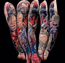 Resident evil umbrella tattoo on shoulder by white2tattoo. Pin By Brian Sailer On Resident Evil Resident Evil Tattoo Tattoo Designs Tattoos