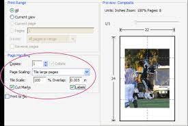This wikihow teaches you how to print one large image on multiple sheets of paper (also known as a tiled or if the margins are too small, some of the image will be cut off—if it's too big, you can always just trim off the edges. Print Posters And Banners Using Acrobat Or Reader