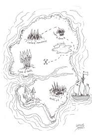 Printable treasure maps for kids treasure map print in new. Treasure Map Coloring Pages For Coloring Home