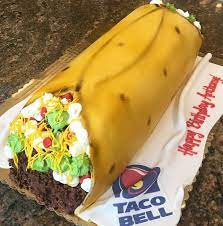 Taco Bell Burrito Birthday Cake From West Town Bakery In Chicago Birthday Cake Cake Taco Cake Cupcake Cakes Ohio State Cake