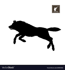 5 out of 5 stars. Black Silhouette Of Running Wolf On White Background Forest Animals Detailed Isolated Image Vector Illustration Download Wolf Silhouette Wolf Running Wolf