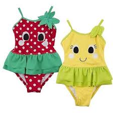 Baby Girls Fruit Swimming Costume Toddlers Swimwear Infants Swim Dress Size Toddlers Swimwear Kids Swimwear Baby Swimsuit