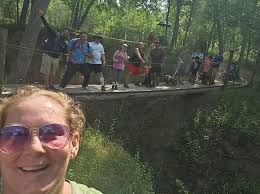 Sunday golf outing at The Creek with Mary Moore Searight DGC group