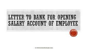Detailed salary report based on location, education, experience, gender, age etc. Employee Salary Account Opening Letter To Bank From Company