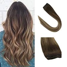 Quick & easy to get these strawberry blonde human hair extensions at discounted prices online you need from shippers and suppliers in china. Sunny Clip In Human Hair 20 Inch Clip In Hair Extensions Blayage Human Hair One Piece Clip In Dark Brown Hair Extensions Mix Strawberry Blonde Silky Straight 70g 5 Clips Buy