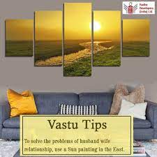 To Solve The Problems Of Husband Wife Relationship Use A Sun Painting In The East Vastutips Radhedevelopers Pooja Room Design Vastu House Feng Shui