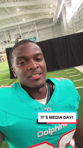 De’Von Achane Media Day Moments