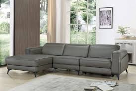 A two seater l shape sofa is a perfect choice for small living room or as additional seating in a bedroom. Aliana Full Leather L Shape Sofa Univonna