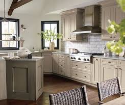 taupe kitchen cabinets transitional