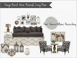 If you are about to design or redecorate a room, a mood board is a great place to start your project. Interior Design Mood Board Warm Neutral Living Room Gray Cream Brown Black Living Room Design Board Interior Design Boards Family Room Design