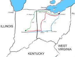 Three 3 Possible Routes Cleveland To Indianapolis If Lake Effect Snow Is Piled High On The Hwy Then Head South Early Indianapolis Illinois West Virginia