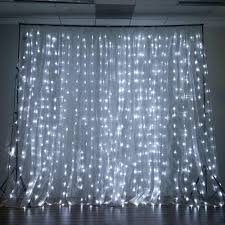 20ft X 10ft 600 Sequential White Led Lights Big Photography Organza Curtain Backdrop Tablecloths Factory Curtain Backdrops White Led Lights Curtain Lights