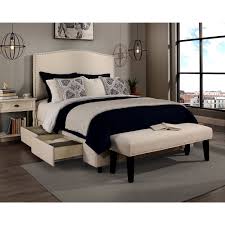 And if you're looking for even more bedroom ideas. Republic Design House King Cal King Size Newport Ivory Headboard Storage Bed And Bench Collection Overstock 13913907