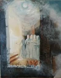 De ce hristos este numit „mire? Pilda Celor 10 Fecioare Dorina Bolos Pictura Art Deco Facebook
