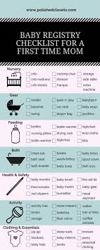Baby Registry Checklist For First Time Moms Babyitems Baby Items Must Have Baby Item Checklist Baby Registry Checklist