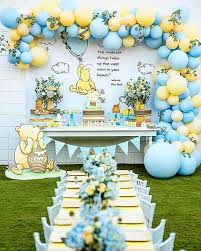 Baby Shower Winnie The Pooh Temas De Baby Shower De Nino Temas De Fiesta De Cumpleanos Decoraciones De Baby Shower Para Ninos
