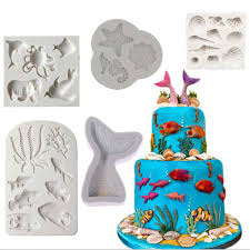 Silicone Ocean Animals Fondant Mould Sea Shell Seahorse Fish Octopus Starfish Mermaid Tail Cake Decoration Chocolate Cookies Soap Candy Baking Molds Diy Style Of 5 Buy Online In United Arab Emirates At See more of octopus designs on facebook.
