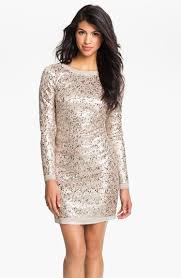 Eliza J Long Sleeve V Back Sequin Sheath Dress Dresses Nordstrom Dresses Womens Cocktail Dresses