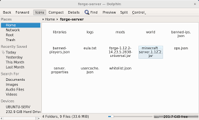 This is normally shown as a folder called your if you look through all the folders in the file browser now you should see one called.minecraft. Forge Mods Not Loading Server Side Please Help Ubuntu Support Bug Reports Forge Forums