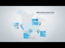 6 Included Animated Maps After Effects Template Youtube Map After Effects Templates Corporate Typography
