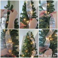 How To Hang Ribbon On A Christmas Tree Ribbon On Christmas Tree Christmas Tree Christmas Tree Decorations