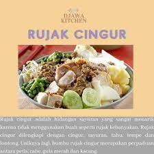 Rujak Cingur Sayuran Kacang Tahu