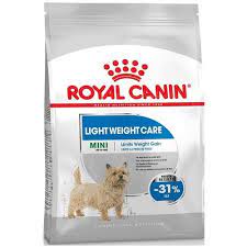 royal canin kopek mamasi mini light weight care 3 kg amazon pet center kopek vucut agirligi balik yagi