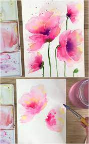 20 Best Watercolor Flowers Tutorials
