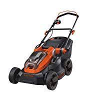 Black And Decker 36v Mower Battery Replacement Black Decker Lithium Ion Lawn Mower With Two 2 Ah Batteries 36 V Gardening And Plants Lawn Mower Cordless Lawn Mower Cordless Mower