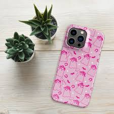 Pink Ghost Cowboy Phone Case for iPhone