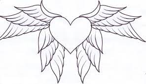 When we think of october holidays, most of us think of halloween. Hearts With Wings Coloring Pages Only Coloring Pages Coloring Library