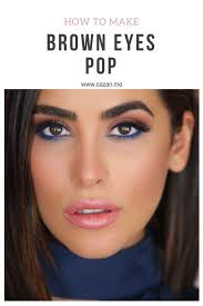How To Make Brown Eyes Pop Blue Eyeliner Makeup Tutorial Sazan Hendrix Www Sazan Me Https Blue Eyeliner Makeup No Eyeliner Makeup Makeup Tutorial Eyeliner