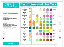 urs 11 high accurate 11 parameters urine reagent test strips