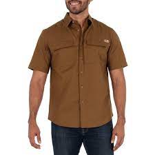 Wells Lamont Men S Short Sleeve Ventilated Back Flex Performance Ripstop Work Shirt Walmart Com