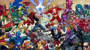 A Marvel X Dc Movie Characters Crossover Like No Other Geek Culture Marvel And Dc Crossover Marvel Vs Avengers Coloring