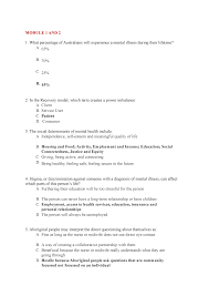 How much do you truly know about the human body, common viruses, forms of exercise, dietary requirements, vitamins, and treatments? Quiz 2020 Questions And Answers Module 1 And 2 What Percentage Of Australians Will Experience A Studocu