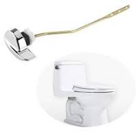 Echwave Toiletten-Tank-Spülhebelgriff, universal, seitliche Befestigung,  Toilettengriff, Ersatzhebel, passend für die meisten WC-Biegungen : ...
