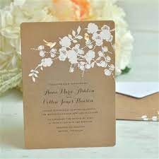Gartner Studios Foil Birds On Kraft Invitation Bird Wedding Invitations Fun Wedding Invitations Wedding Invitation Kits