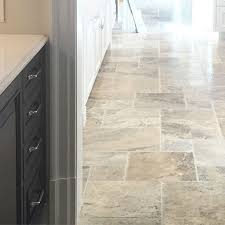 the silver travertine #floors have been