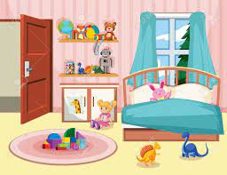 A Kid Bedroom Background Illustration Royalty Free Cliparts Vectors And Stock Illustration Image 116480910