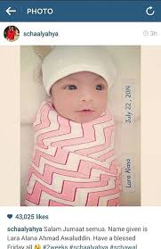 Her birthday, what she did before fame, her family life, fun trivia facts, popularity she reached two million instagram followers by the age of 2. Scha Awal Ashaari Dedah Gambar Anak Di Instagram