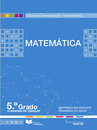 Descargue en pdf el libro de matemáticas 8vo año de educación general básica del ministerio de educación de ecuador. Cuaderno De Trabajo Matematica 5