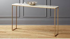 Iris White Agate Console Table Reviews Cb2 Console Furniture Living Room Designs White Sofa Table