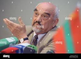 Igor Smirnov president of the self proclaimed Moldovan Republic of  Transdnestr at a news conference at the Radisson SAS Stock Photo