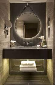 Hilton Bankside Uk Guestroom Bathroom Lighting By Elektra Lighting Bathroom Inspiration Modern Hotel Bathroom Design Amazing Bathrooms