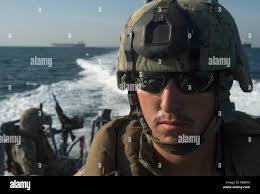 ARABIAN GULF (Oct. 26 2015) Riverine Command Boat (RCB) 802, assigned to  Combined Task Group (CTG) 56.7, conducts patrol operations in the Arabian  Gulf. RCBs were originally used in shallow-water and tropic